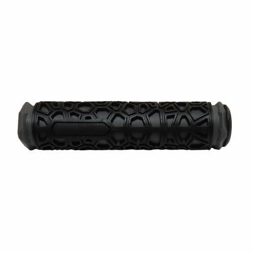 Ручки и Рога Ручки на руль H106 резиновые паутина, 130мм, черно-серые, 00-170485
