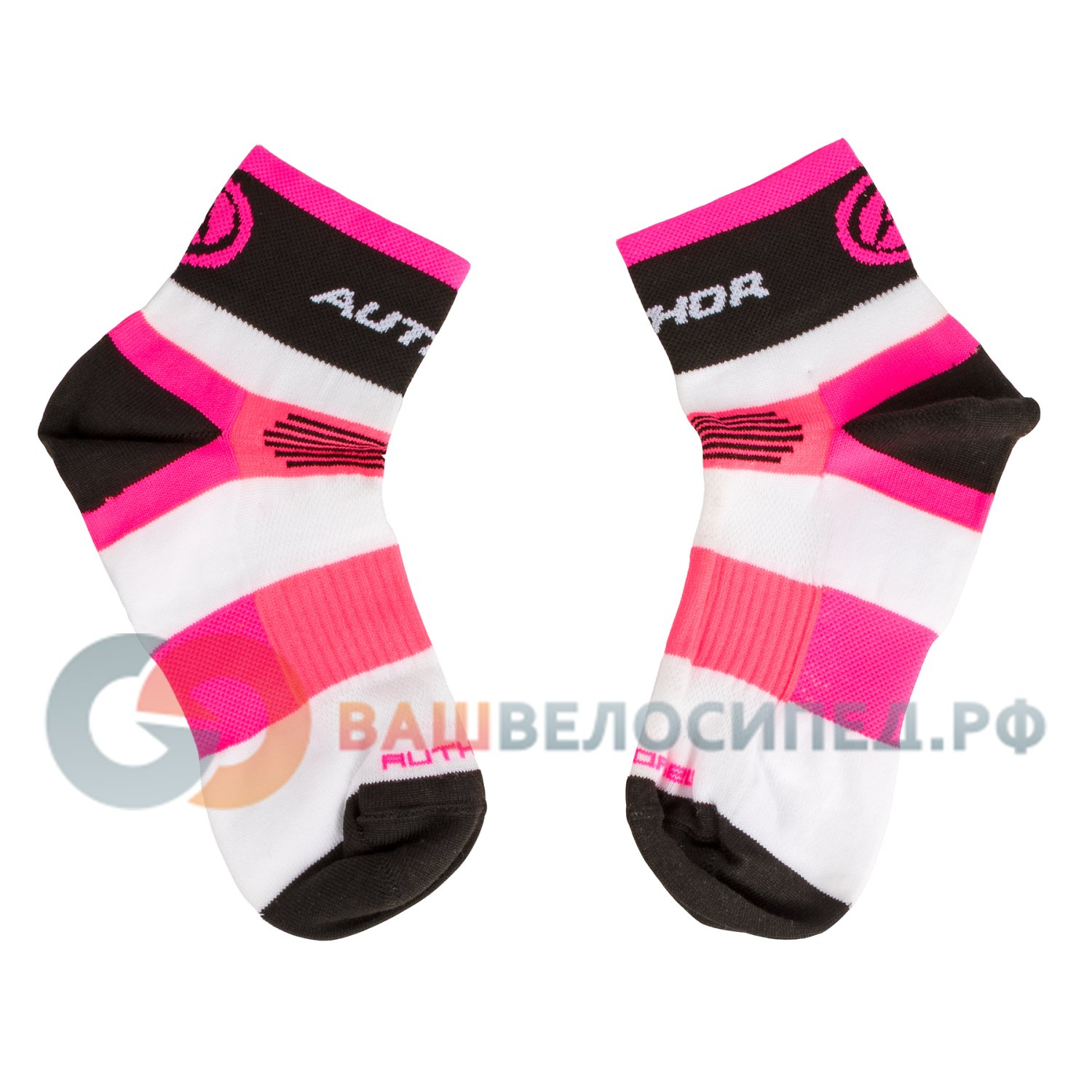 

Велоноски AUTHOR XC Lady, женские, розово-бело-черные (Размер: S (37-40))