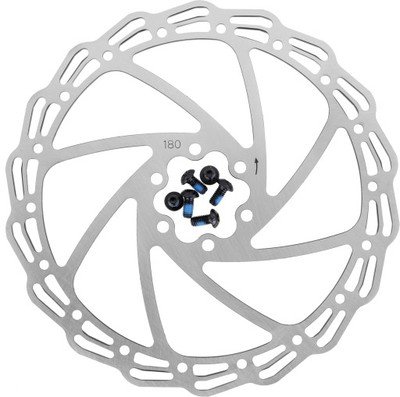 Ротор велосипедный ALHONGA 6-171808 (ротор) для дискового тормоза HJ-DXR2036 203 мм + 6 болтов, 6-171808 ротор велосипедный tektro ротор для диск для велосипедаового тормоза tr203 7 wave 203мм 6 2037
