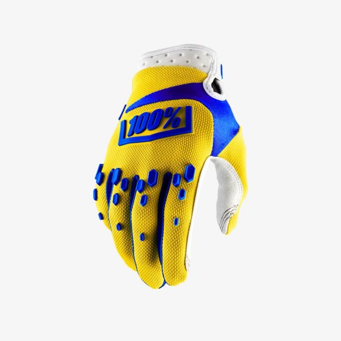 Велоперчатки 100% Airmatic Glove, желтый 2018 (Размер: M )