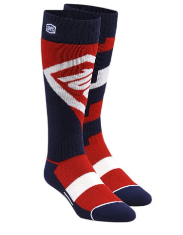

Носки 100% Torque Comfort Moto Socks, красный 2018 (Размер: S/M )