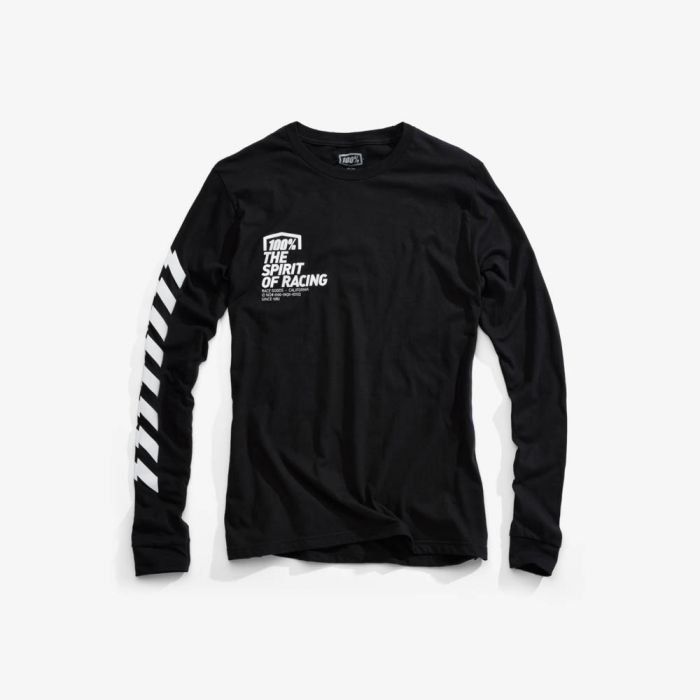 

Футболка 100% Gideon LS Tee-Shirt, черный 2018 (Размер: M )