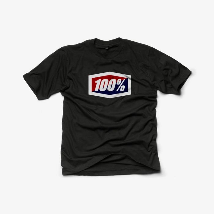 Футболка 100% Official Tee-Shirt, черный 2018 (Размер: XXL )