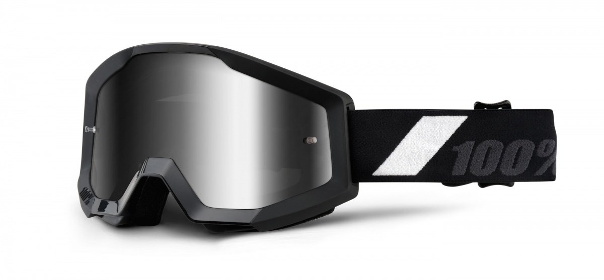 Веломаски 100% Strata Goliath / Mirror Silver Lens, 50410-166-02