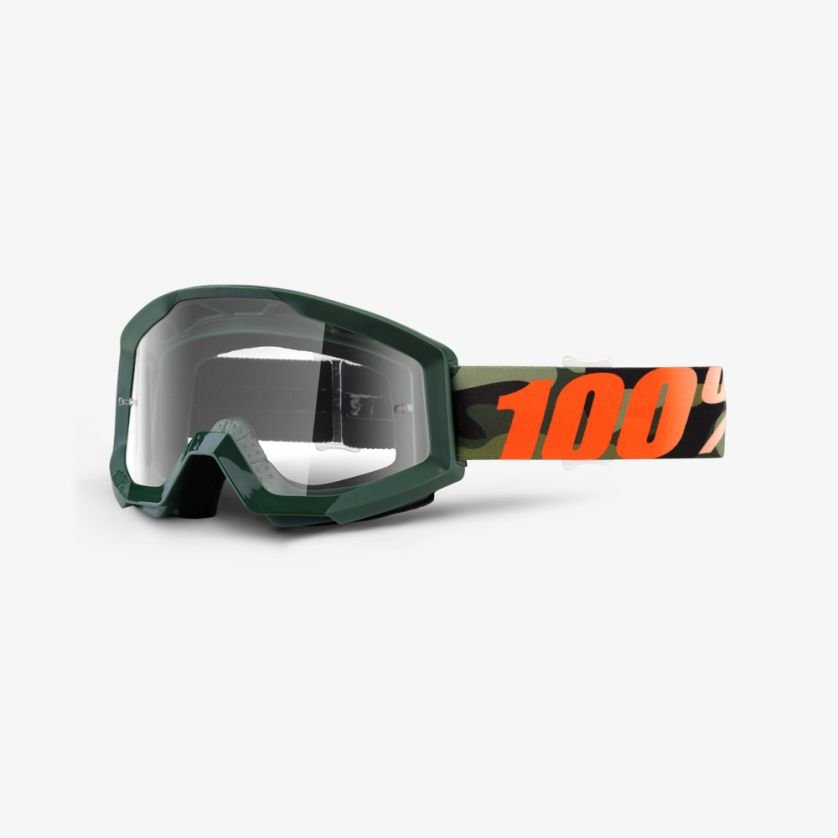 Веломаски 100% Strata Huntsitan / Clear Lens, 50400-234-02
