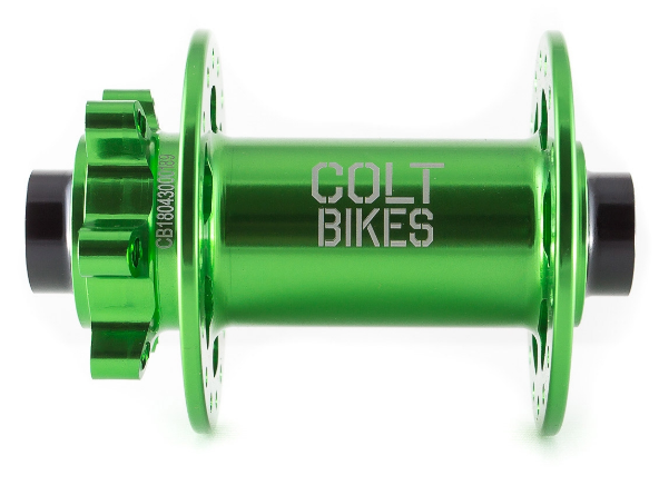 

Втулка велосипедная Colt Bikes, передняя, 32h, зелёный, C-F30G15