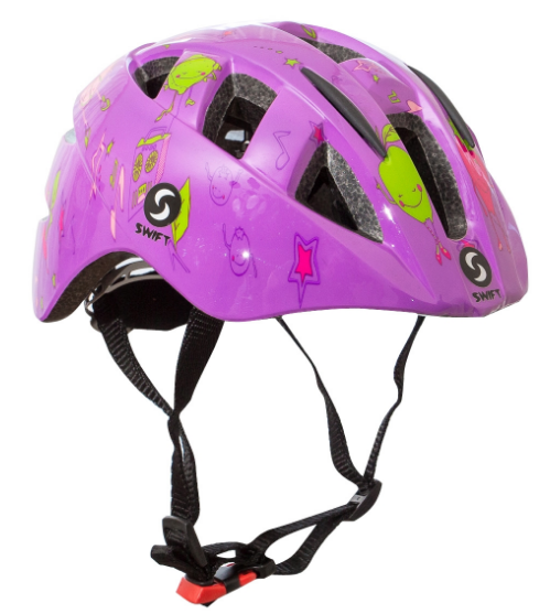 фото Велошлем детский swiftbikes 11, фиолетовый (размер: 52-56 см) swift bike