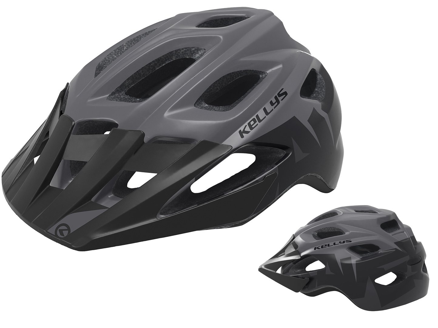 

Шлем велосипедный KELLYS RAVE для MTB, матовый чёрный (Размер: M/L (60-64см))
