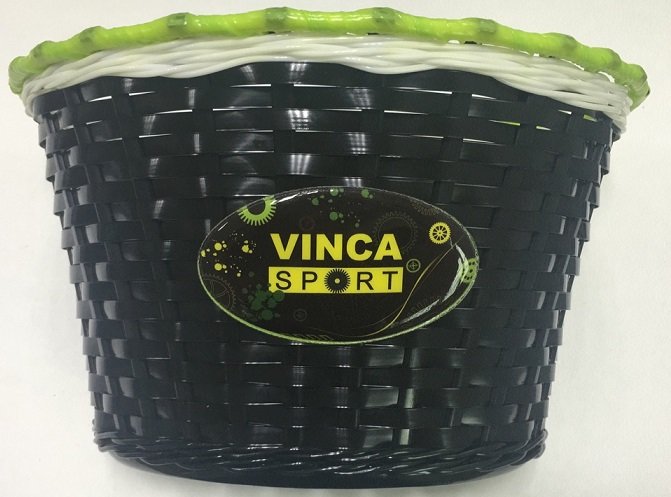 

Велокорзина Vinca Sport, детская, на руль, P04 Robokop, Чёрный