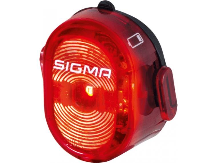 Фонарик задний вело SIGMA SPORT NUGGET II FLASH USB, заметность с 400 м, 3 режима: стандартный