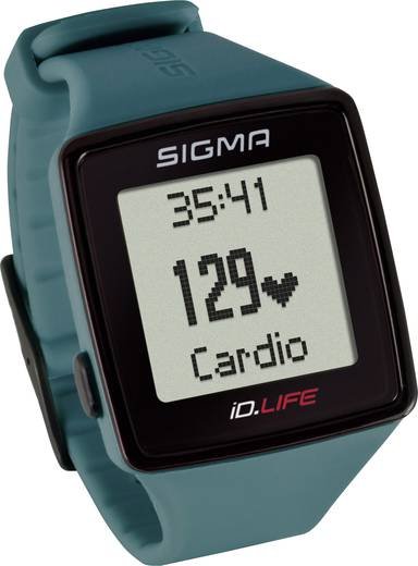 фото Часы спортивные sigma sport id.life: пульсометр с зонами эффективности, бирюзовые