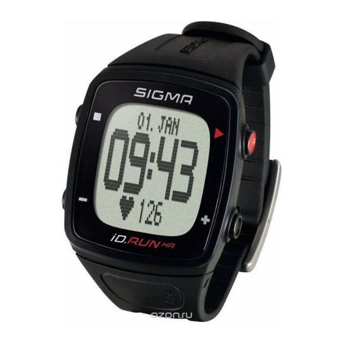 Спортивные часы Часы спортивные SIGMA SPORT iD.RUN HR: пульсометр, черные, 24900