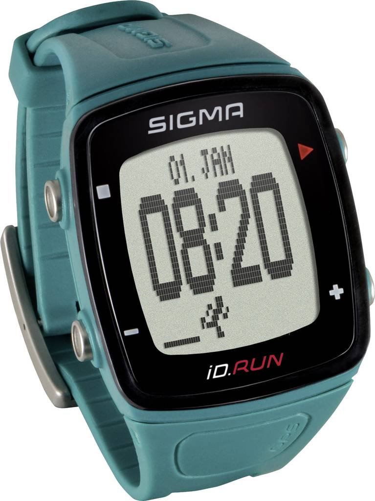 фото Часы спортивные sigma sport id.run: скорость и расстояние (на основе gps), бирюзовые