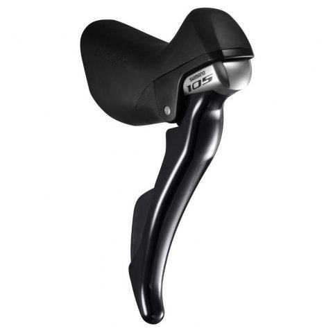 Шифтер (тормозная ручка) SHIMANO 105 5800, 11 скоростей, трос 2100 мм, черный, без упаковки