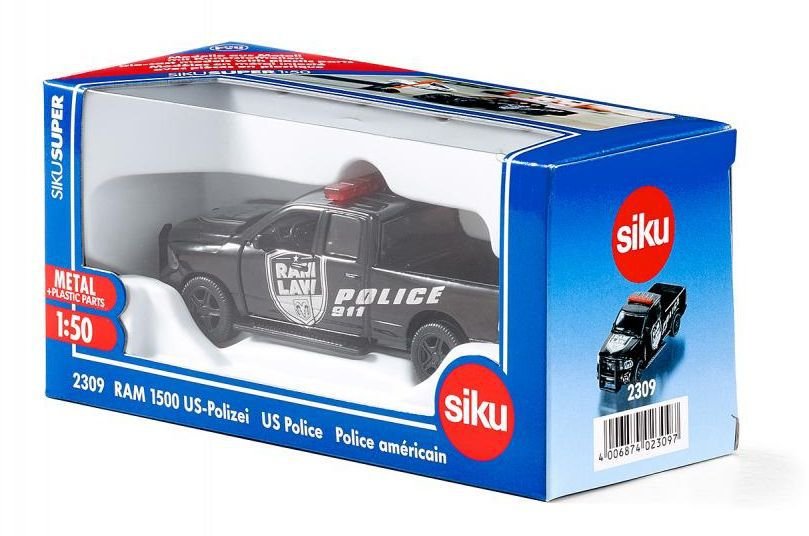 

Машина Dodge RAM 1500 Полиция США, SIKU 2309