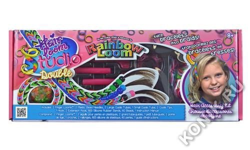 фото Набор для плетения украшений для волос хэа лум даб, rainbow loom r0054b