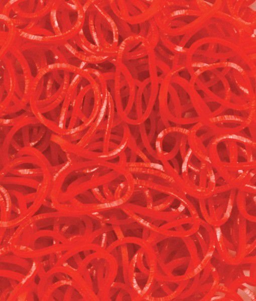 фото Резинки гелевые красный red rainbow loom