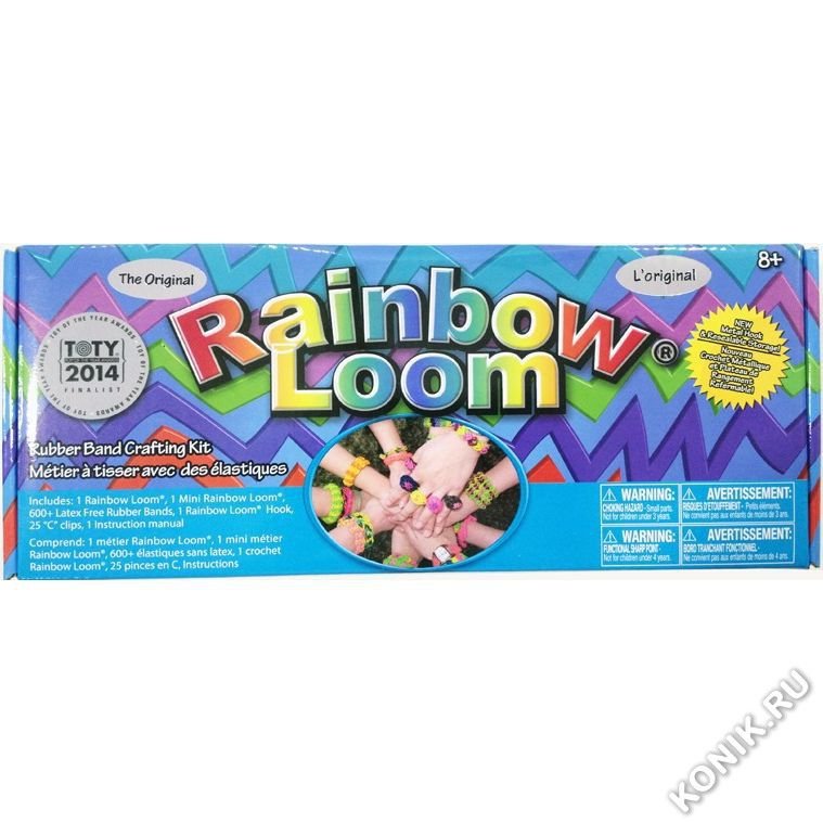

Набор для плетения браслетов Rainbow Loom, RAINBOW LOOM R0001(628)