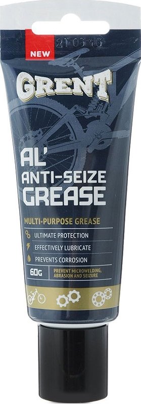 Смазка  GRENT AL' ANTI-SEIZE GREASE, антиприкипающая, с алюминием, 60гр, 40554, 31619 масло вилочное grent 5w синтетика 500 мл 40785