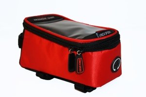 фото Сумка для велосипеда, vinca sport fb 07-2 l red, 195х100х100мм, отделение для телефона, красная.