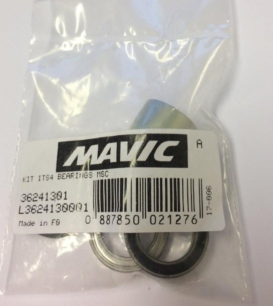 Подшипник Mavic для барабана ITS4 + шайбы, 36241301/L36241300 комплект велосипедных шайб mavic 3 внутренние шайбы барабана 9mm fts 30872801