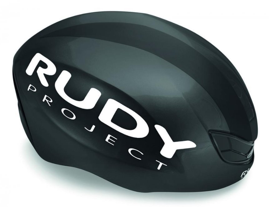 фото Велошлем rudy project boost pro black shiny/white matt (размер: s/m (54-58 см))