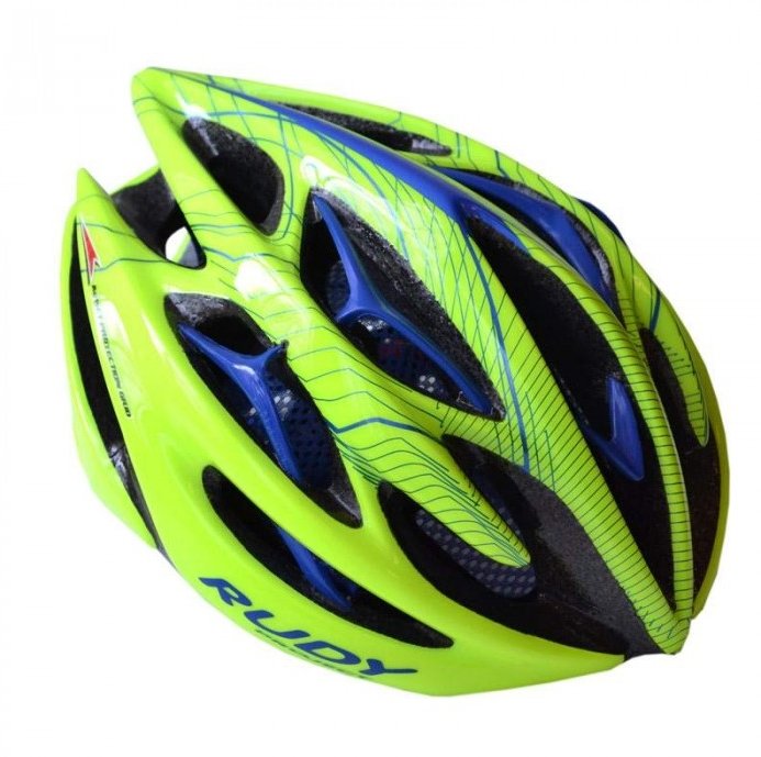 фото Велошлем rudy project sterling yell/blue fluo matte (размер: s/m (54-58 см))
