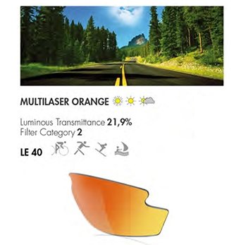 фото Линзы rudy project rydon ii multilaser orange, le9440d