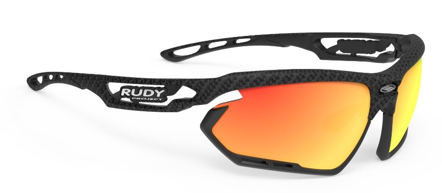 Очки велосипедные Rudy Project FOTONYK CARBONIUM/Bumpers Black - Polar 3FX HDR MLS Orange, SP456419-