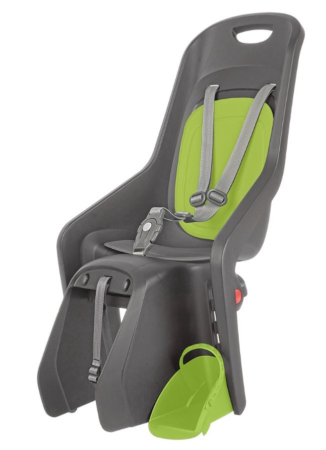 Детское велокресло AUTHOR Bubbly Maxi CFS X8, на багажник, серо-зеленое, до 22 кг, 8-16240261 htp кресло для ребенка на багажник sanbas p
