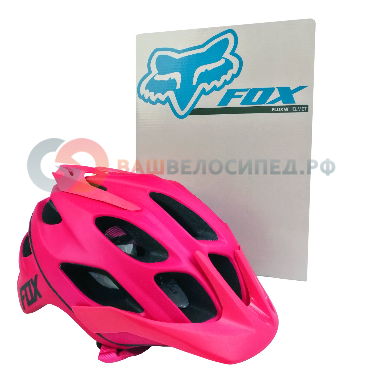 

Велошлем Fox Flux Solids Helmet, розовый (Размер: S/M (55-58 см