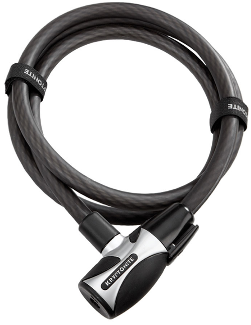 

Велосипедный замок Kryptonite Cables HardWire 2018 тросовый, на ключ, 20 х 1800 мм, черный, 999867