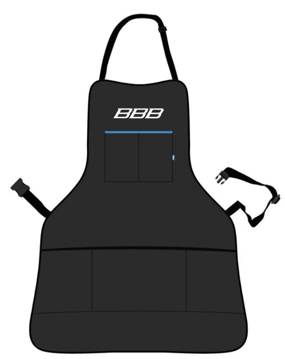 Фартук для велосервиса BBB Workshop Apron черный б/р, BBW-960