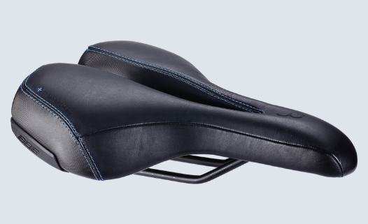 

Седло велосипедное BBB SportPlus Active Leather ergonomic saddle memory foam черный б/р, BSD-114