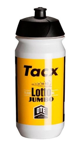 Фляга велосипедная Tacx Shiva Bio 500 мл, Lotto - Jumbo, yellow, T5748.02, 2018 фляга tacx source 500мл прозрачная со шкалой t5632
