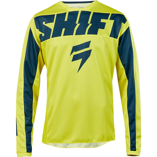 

Велоджерси подростковая Shift White York Youth Jersey, желто-синий 2019 (Размер