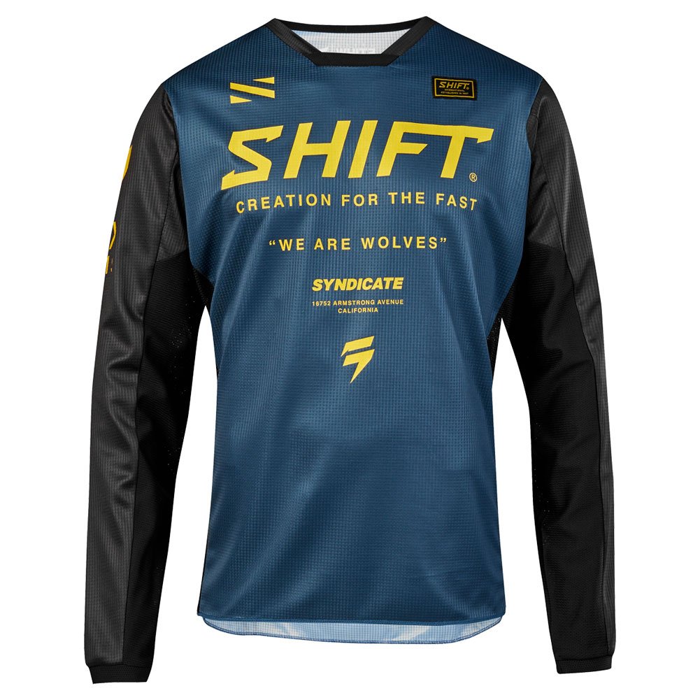 

Велоджерси Shift White Muse Jersey, голубой 2019 (Размер: L