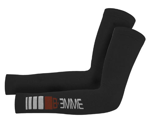 

Рукава велосипедные Biemme Logo, бесшовные, черные, 2018, A01F101U (Размер: L/XL)