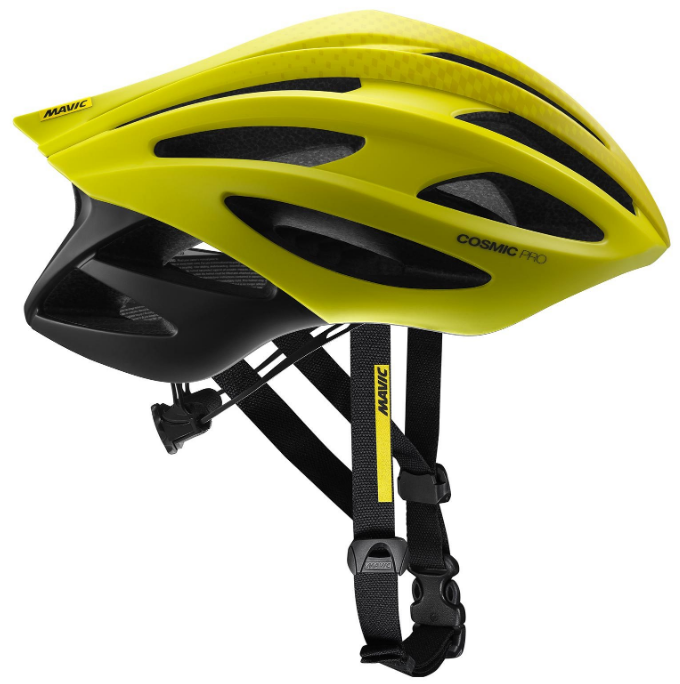 фото Каска велосипедная mavic cosmic pro'19, желтый-черный, 406936 (размер: l (обхват головы 57-61см))