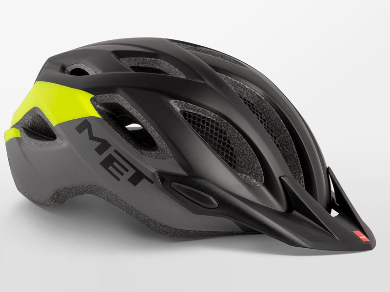 фото Велошлем met crossover black/safety yellow 2019 (размер: xl (60-64 см) )