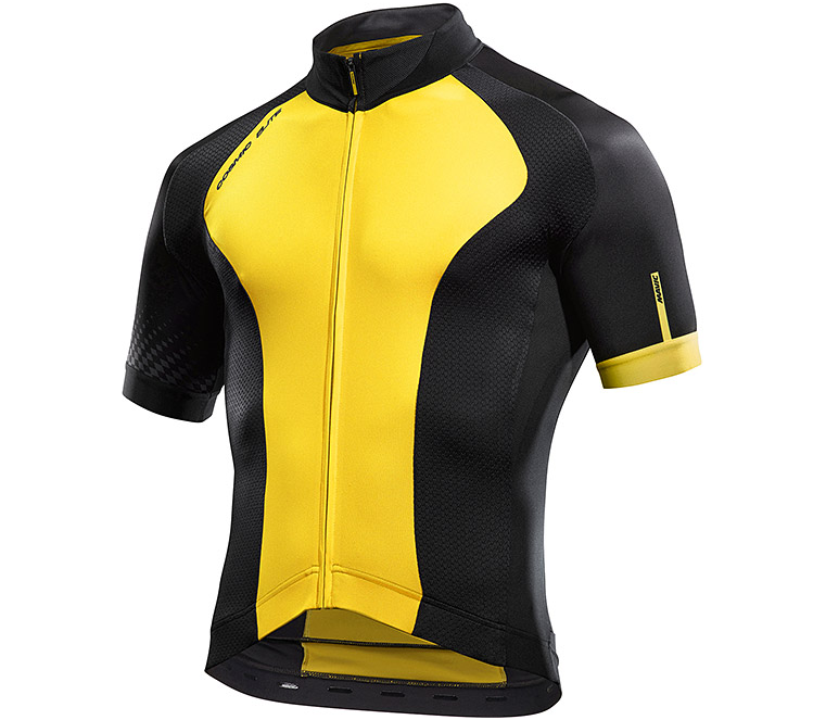 

Веломайка короткий рукав MAVIC COSMIC ELITE, Желтый/черный, 393366
