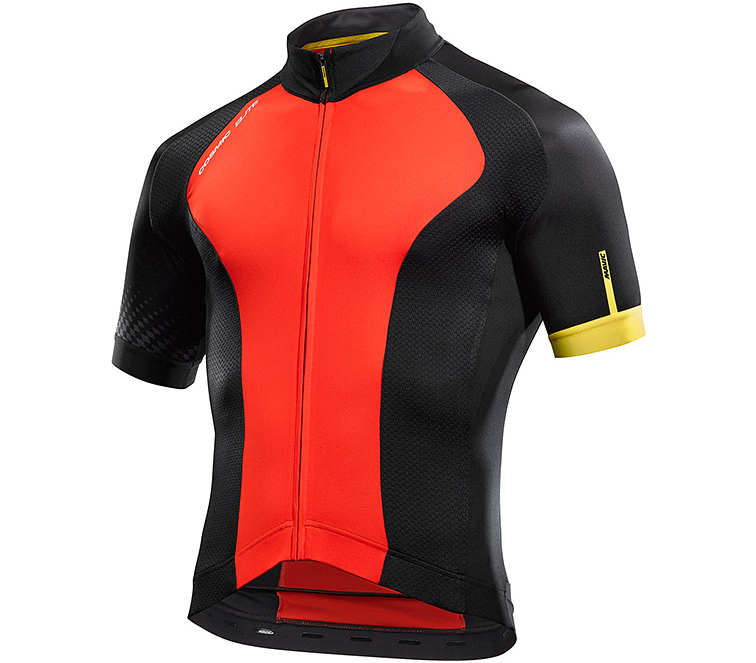 

Веломайка короткий рукав MAVIC COSMIC ELITE, красный/черный, 393367 (Размер
