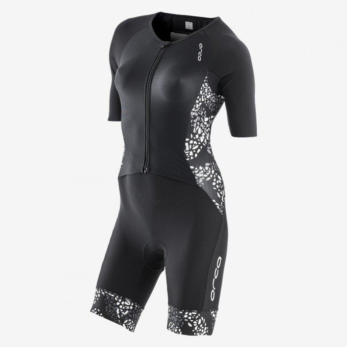 фото Комбинезон для триатлона orca 226 kompress aero short sleeve race suit, черный/белый, 2018