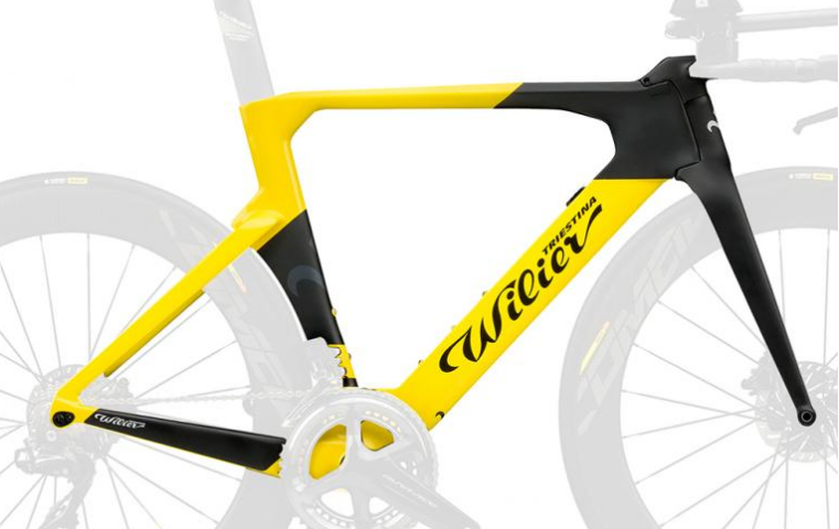  Рама велосипедная Wilier Turbine, E910T9 (Размер: XS/S (Размер: 152-170 см), Цвет: желтый/черный)