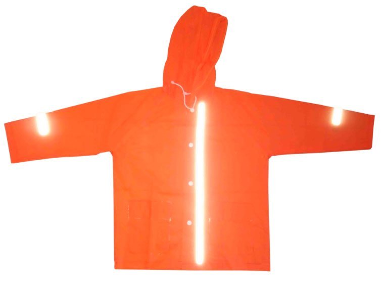 

Дождевик Vinca Sport со светоотражающими полосами, DK2 orange (50 см, ширина 44 см, ПВХ - 0.12 -0.14 мм)
