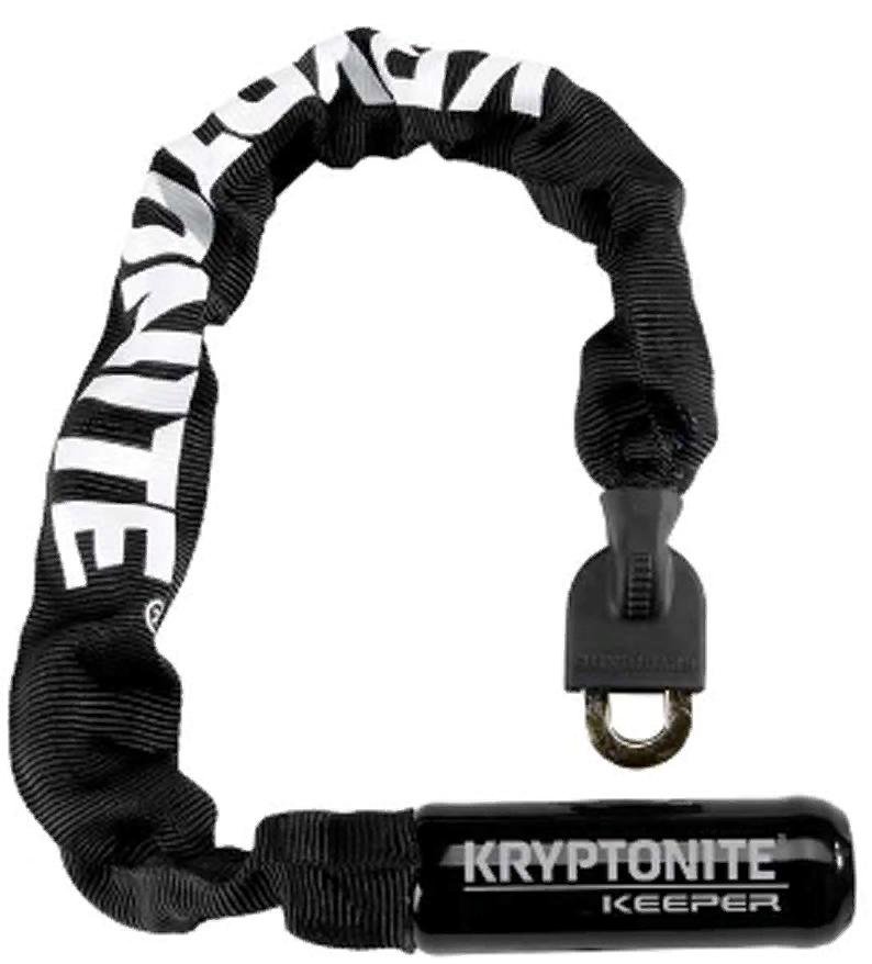 Велосипедный замок Kryptonite Chains Keeper 755 Mini Integrated  цепь, на ключ, 7 x 550 мм, черный, 720018001690
