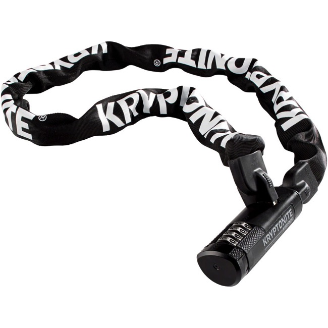 Велосипедный замок Kryptonite Keeper 712 Combination Integrated Chain, цепь, кодовый, 7 x 1200 мм, 720018003298 замок велосипедный kryptonite keeper 411 combo chain 4x110cm оранжевый