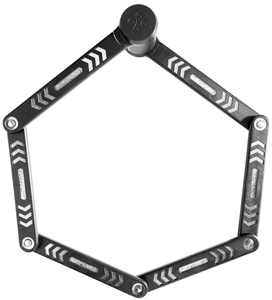 Велосипедный замок Kryptonite KryptoLok 610 Folding Lock сегментный, на ключ, 1000 х 5 мм, 720018004103