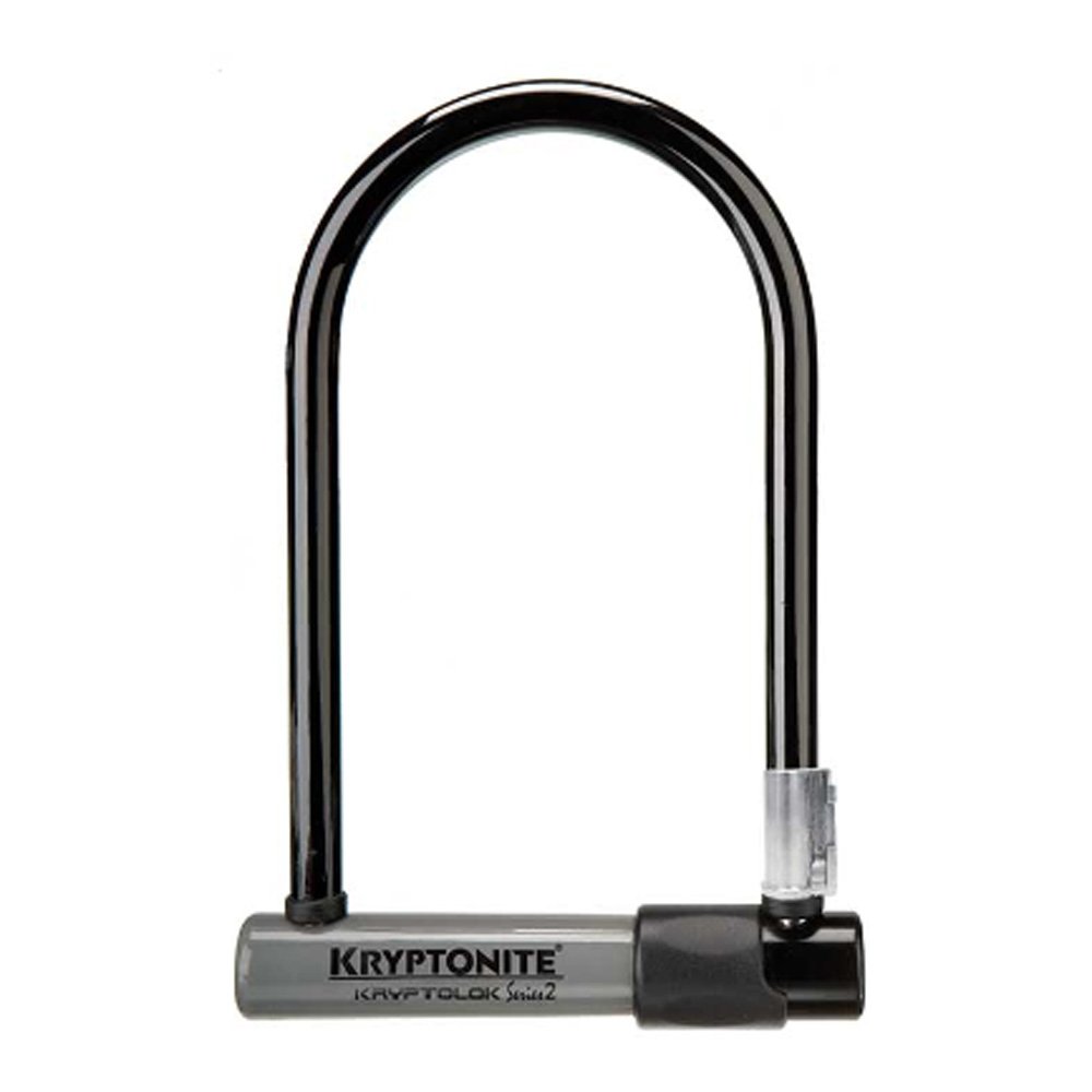 Велосипедный замок Kryptonite Kryptolok ATB w/ FlexFrame-U bracket U-lock, на ключ, 13 х 127 х 229 мм, серый, 7200180020 фиксатор велокресла hamax fastening bracket w lock серый 604002
