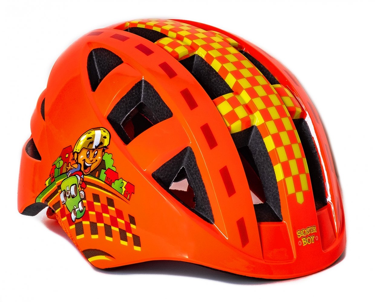 

Велошлем детский Vinca sport, оранжевый, VSH 8 skater boy IN-MOLD (Размер: S (48-52 см))